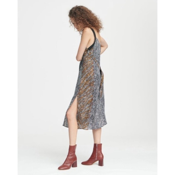 Nwt Rag & Bone Colette Slip Midi Dress Large - Picture 12 of 13